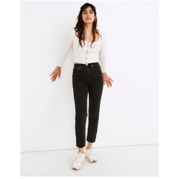 Madewell Classic Straight Jeans in Lunar Wash - Picture 4 of 10